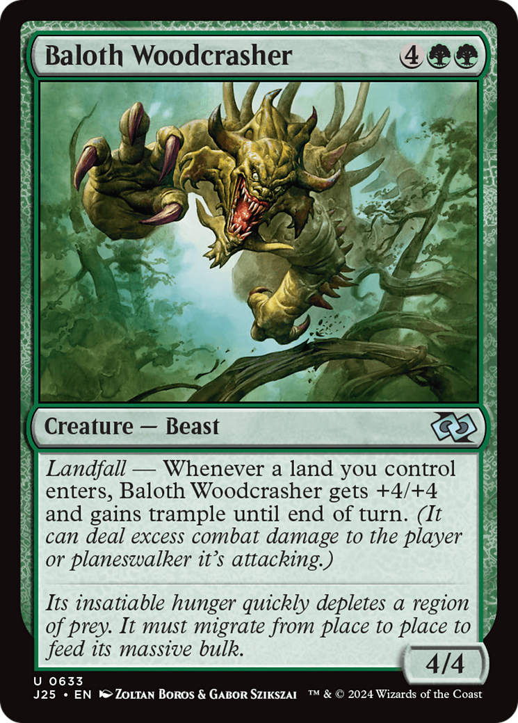 Baloth Woodcrasher [Foundations Jumpstart] | I Want That Stuff Brandon