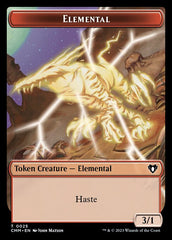 Eldrazi Spawn // Elemental (0025) Double-Sided Token [Commander Masters Tokens] | I Want That Stuff Brandon