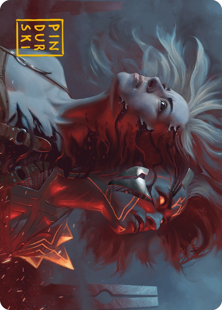 Thrill of Possibility Art Card (Gold-Stamped Signature) [Phyrexia: All Will Be One Art Series] | I Want That Stuff Brandon