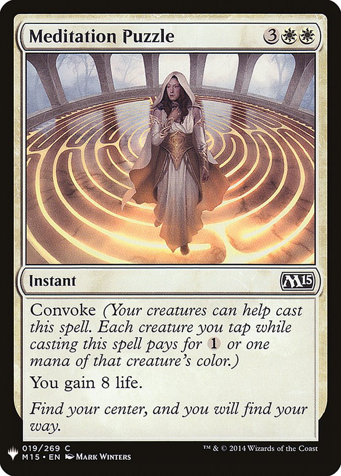 Meditation Puzzle [Mystery Booster] | I Want That Stuff Brandon