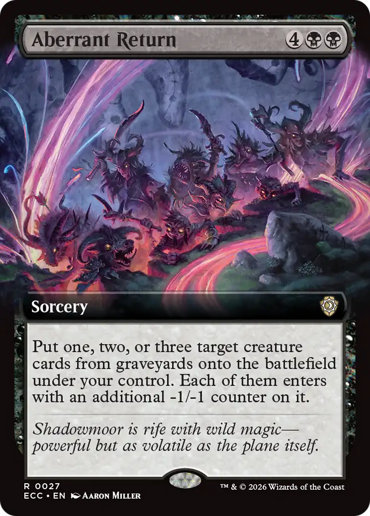 Aberrant Return (Extended Art) [Lorwyn Eclipsed Commander] | I Want That Stuff Brandon