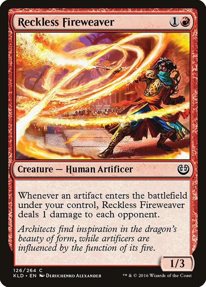 Reckless Fireweaver [Kaladesh] | I Want That Stuff Brandon