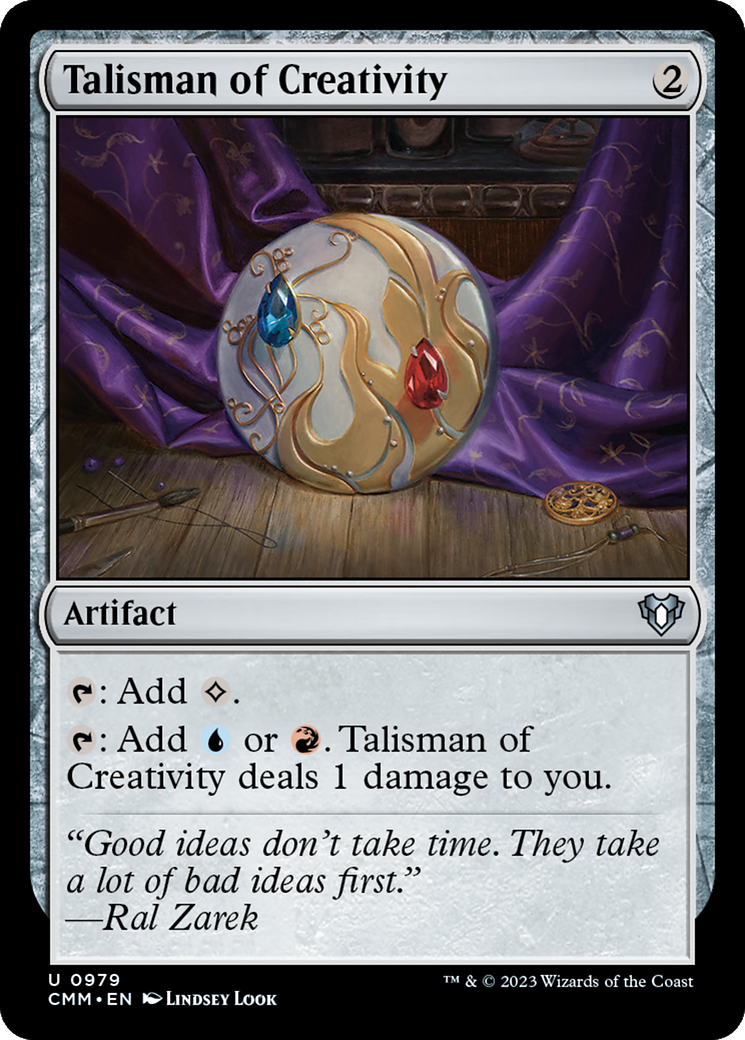 Talisman of Creativity [Commander Masters] | I Want That Stuff Brandon