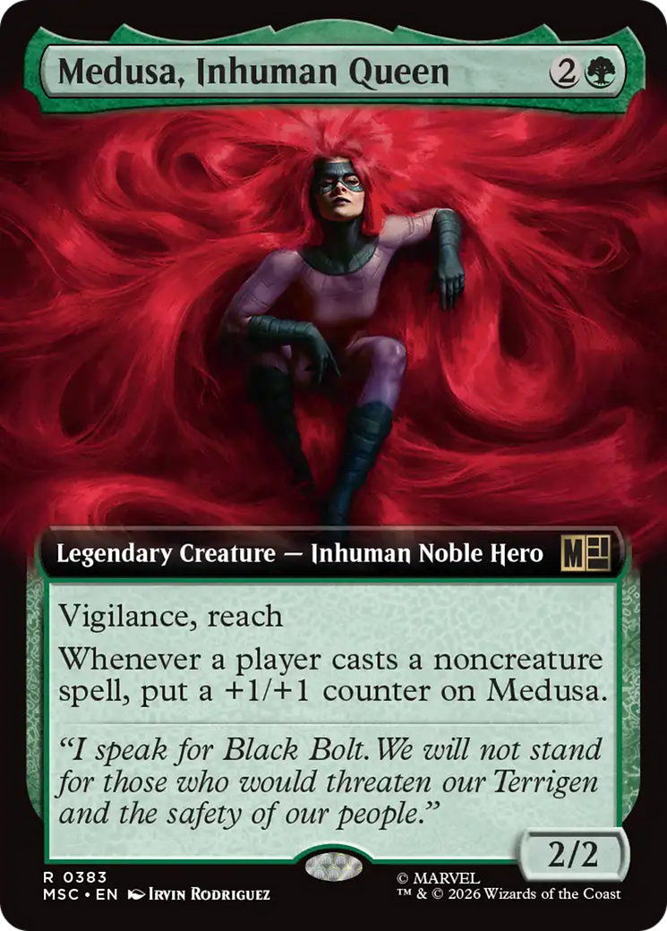 Medusa, Inhuman Queen (Extended Art) [Marvel Super Heroes Commander] | I Want That Stuff Brandon