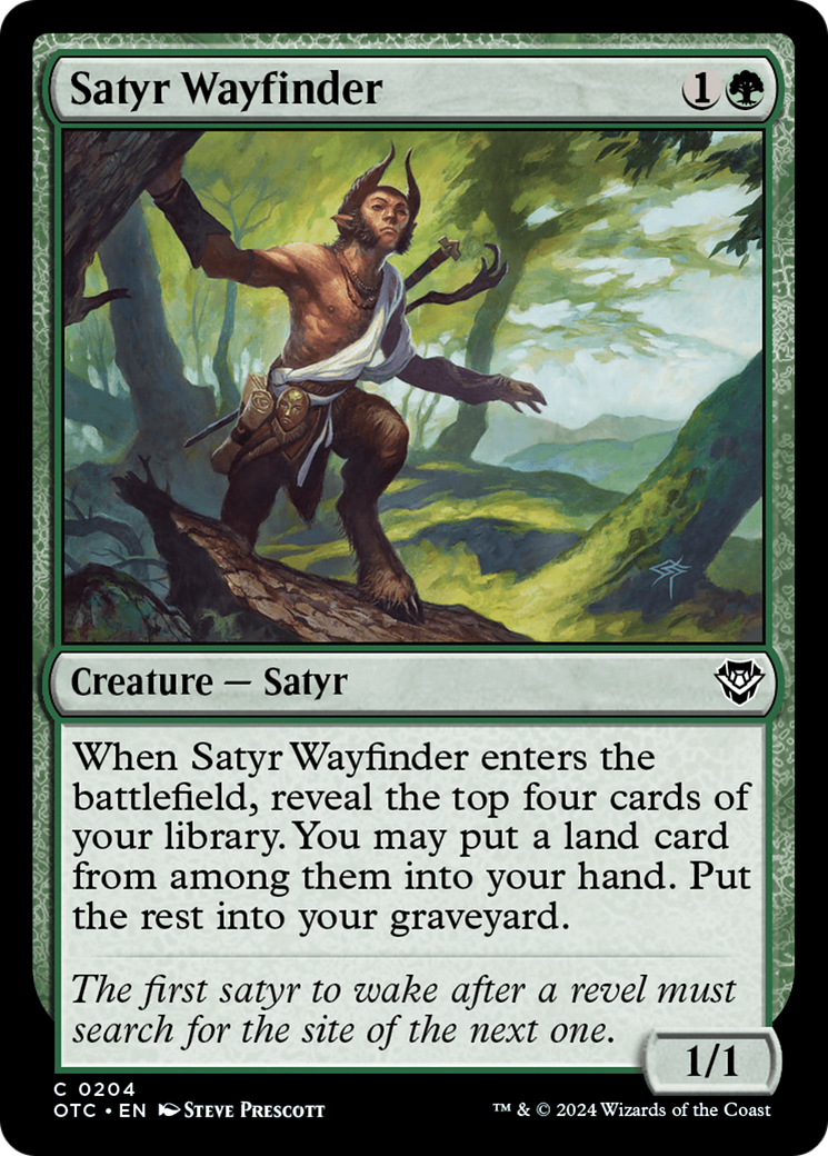 Satyr Wayfinder [Outlaws of Thunder Junction Commander] | I Want That Stuff Brandon