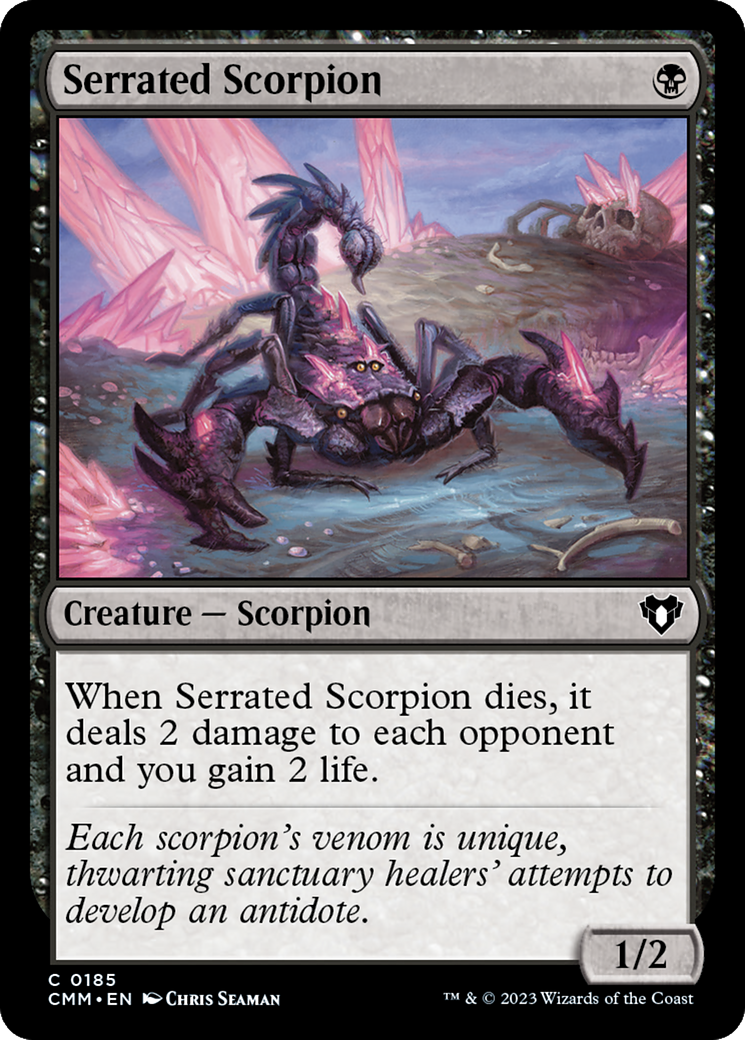 Serrated Scorpion [Commander Masters] | I Want That Stuff Brandon