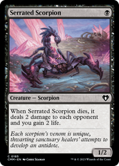 Serrated Scorpion [Commander Masters] | I Want That Stuff Brandon