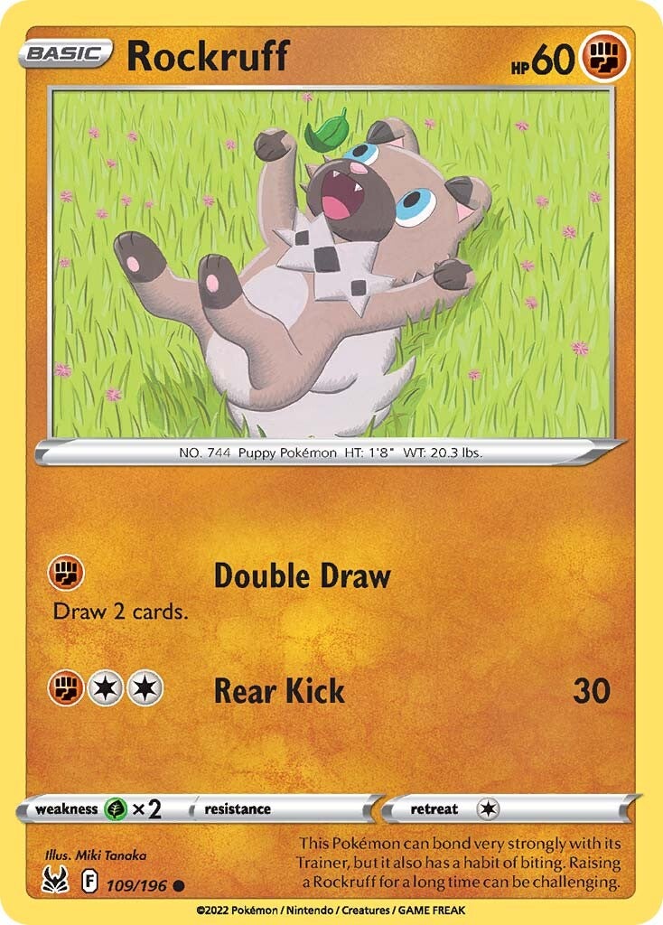 Rockruff (109/196) [Sword & Shield: Lost Origin] | I Want That Stuff Brandon