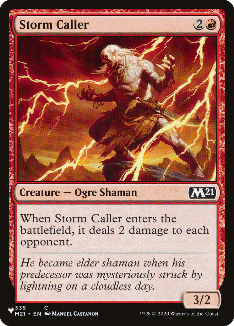 Storm Caller [The List Reprints] | I Want That Stuff Brandon