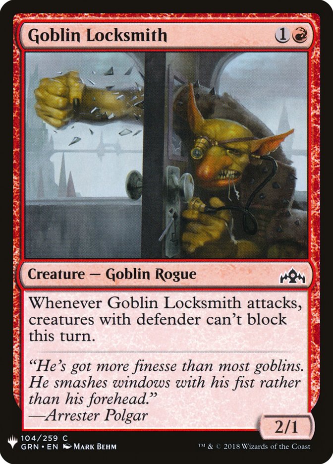 Goblin Locksmith [Mystery Booster] | I Want That Stuff Brandon
