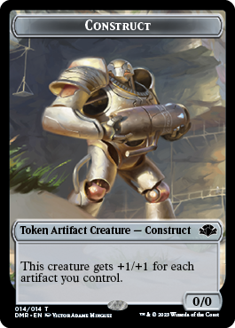 Insect // Construct Double-Sided Token [Dominaria Remastered Tokens] | I Want That Stuff Brandon