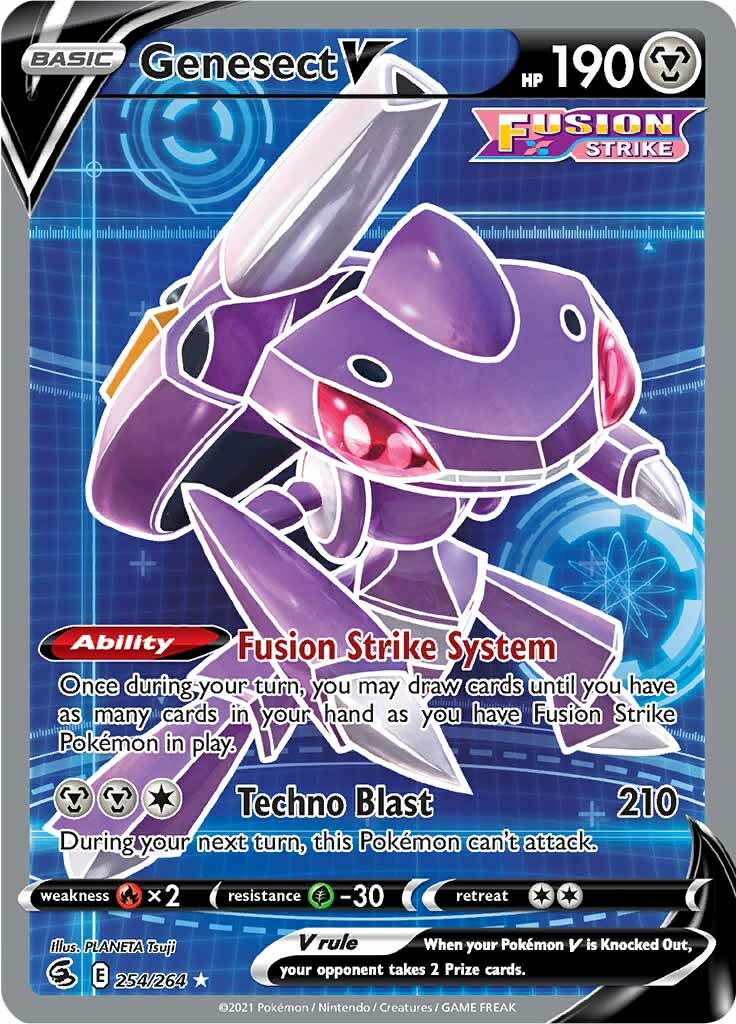 Genesect V (254/264) [Sword & Shield: Fusion Strike] | I Want That Stuff Brandon