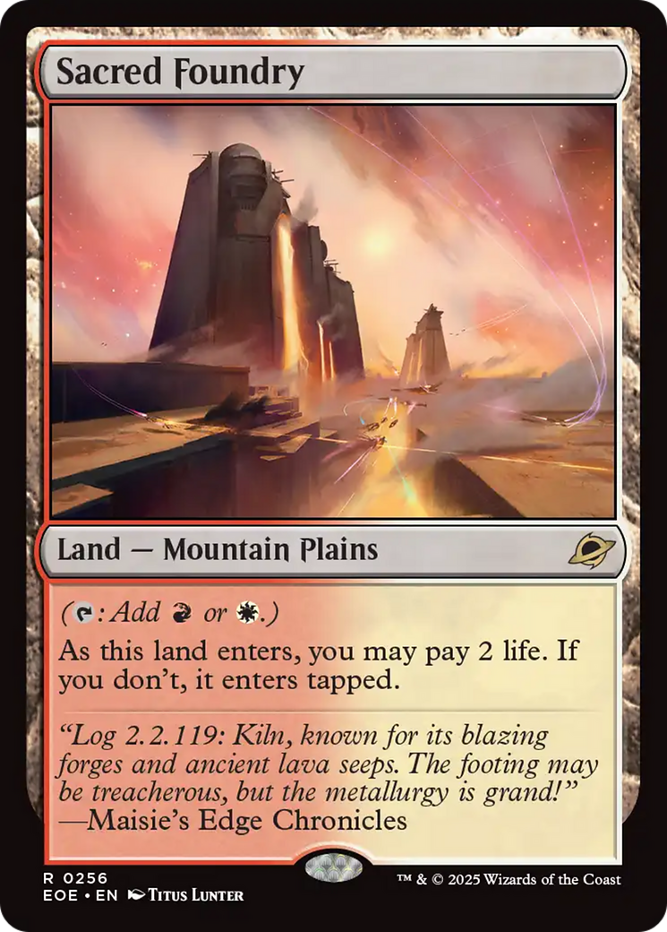 Sacred Foundry [Edge of Eternities] | I Want That Stuff Brandon