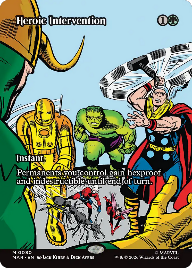 Heroic Intervention (0080) (Borderless) [Marvel Universe: Eternal-Legal] | I Want That Stuff Brandon