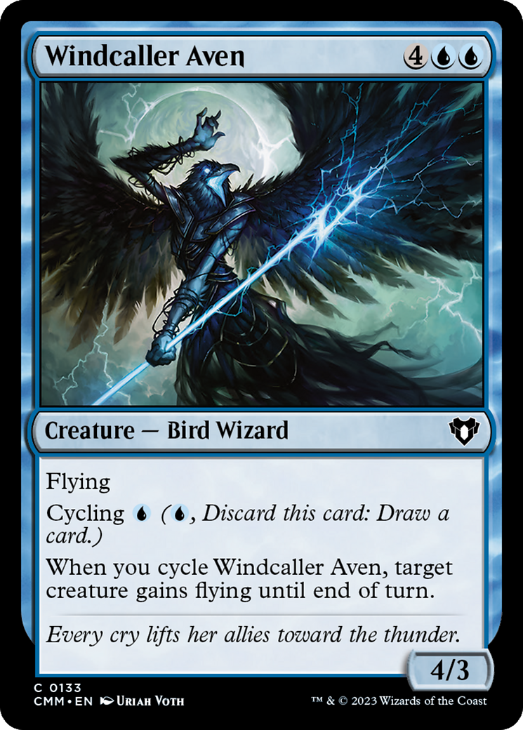 Windcaller Aven [Commander Masters] | I Want That Stuff Brandon