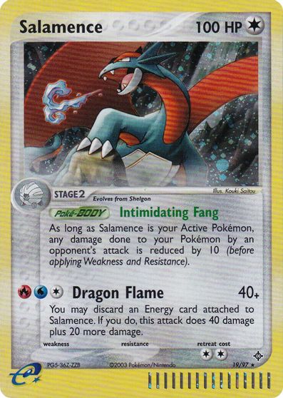 Salamence (19/97) (League Promo 2004) [League & Championship Cards] | I Want That Stuff Brandon