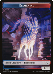 Elemental (09) // Spirit (13) Double-Sided Token [March of the Machine Tokens] | I Want That Stuff Brandon