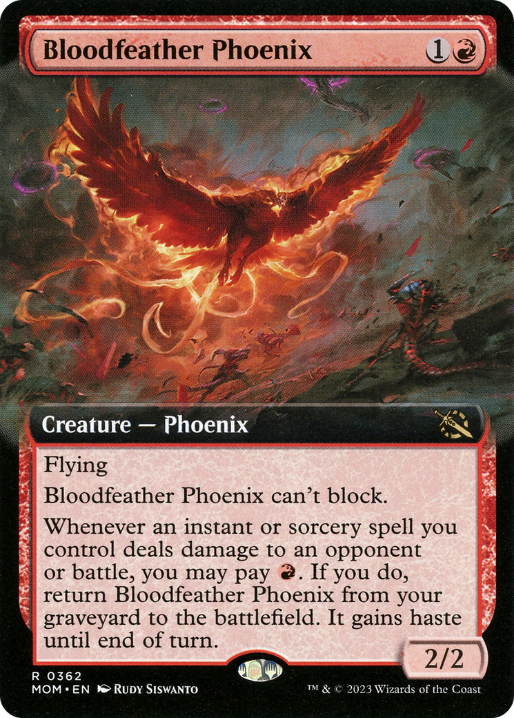 Bloodfeather Phoenix (Extended Art) [March of the Machine] | I Want That Stuff Brandon
