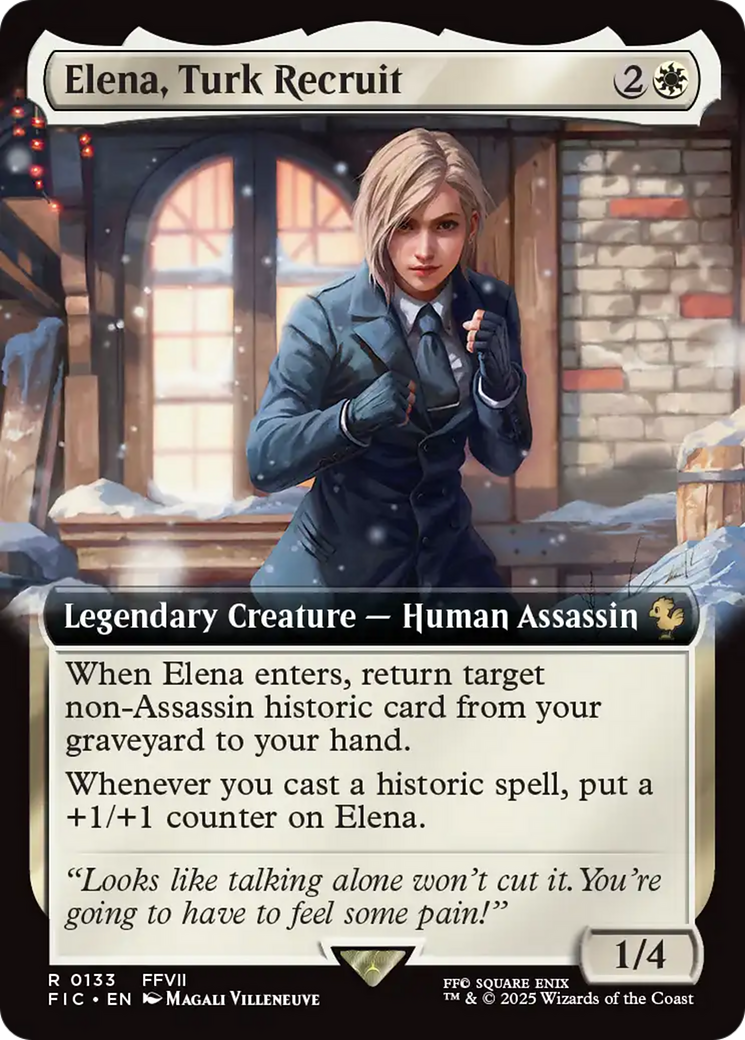Elena, Turk Recruit (Extended Art) [FINAL FANTASY Commander] | I Want That Stuff Brandon