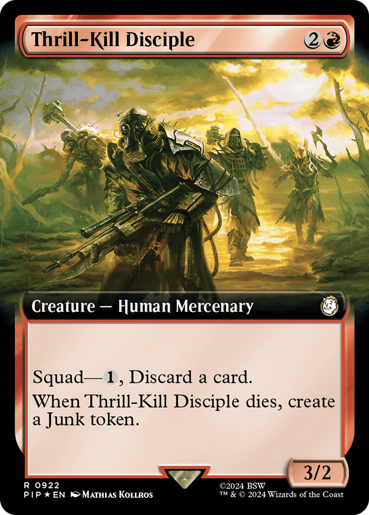 Thrill-Kill Disciple (Extended Art) (Surge Foil) [Fallout] | I Want That Stuff Brandon