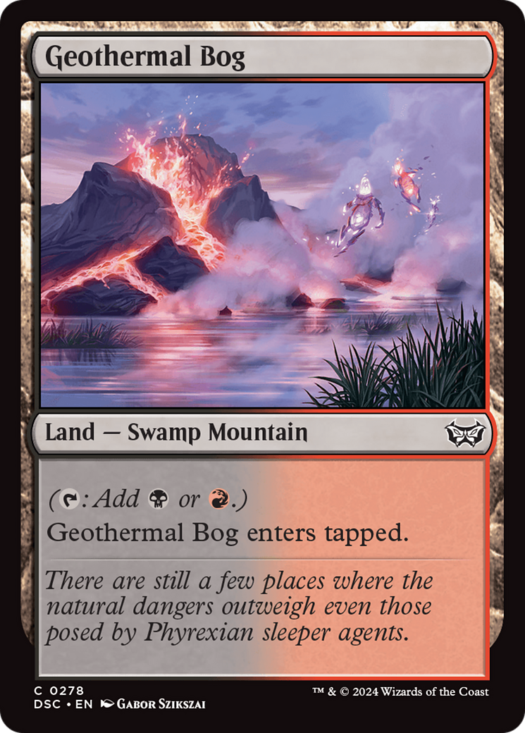 Geothermal Bog [Duskmourn: House of Horror Commander] | I Want That Stuff Brandon