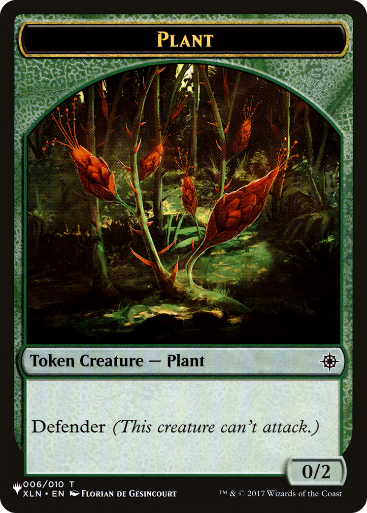 Food // Plant Double-Sided Token [The List] | I Want That Stuff Brandon