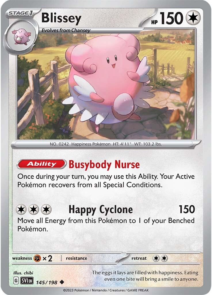 Blissey (145/198) [Scarlet & Violet: Base Set] | I Want That Stuff Brandon