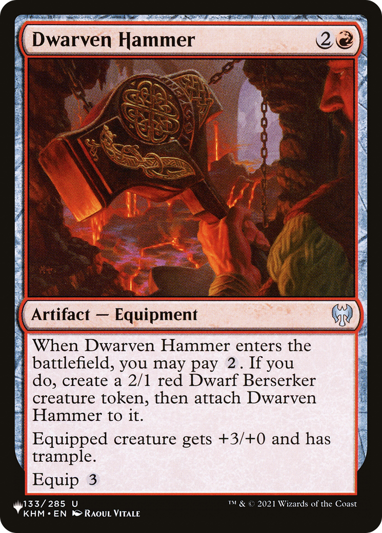 Dwarven Hammer [The List] | I Want That Stuff Brandon