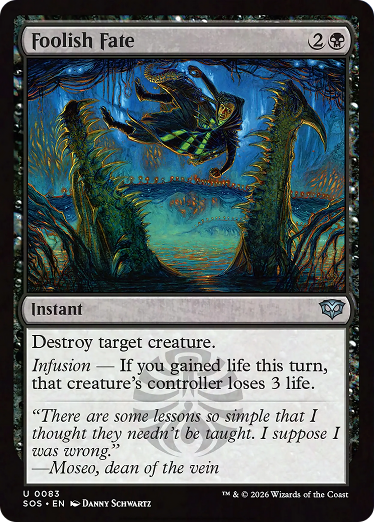 Foolish Fate [Secrets of Strixhaven] | I Want That Stuff Brandon