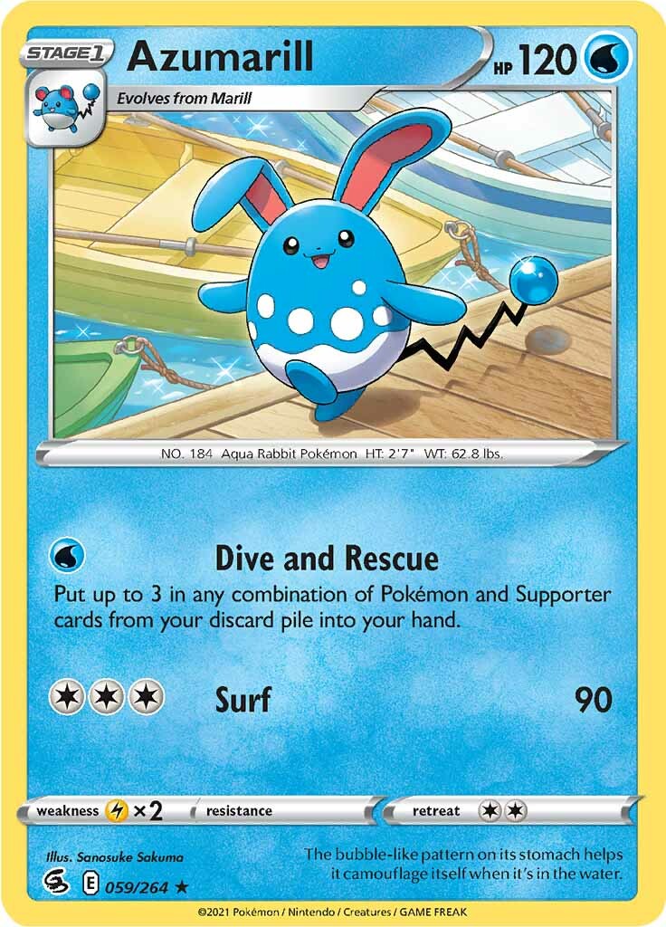 Azumarill (059/264) [Sword & Shield: Fusion Strike] | I Want That Stuff Brandon