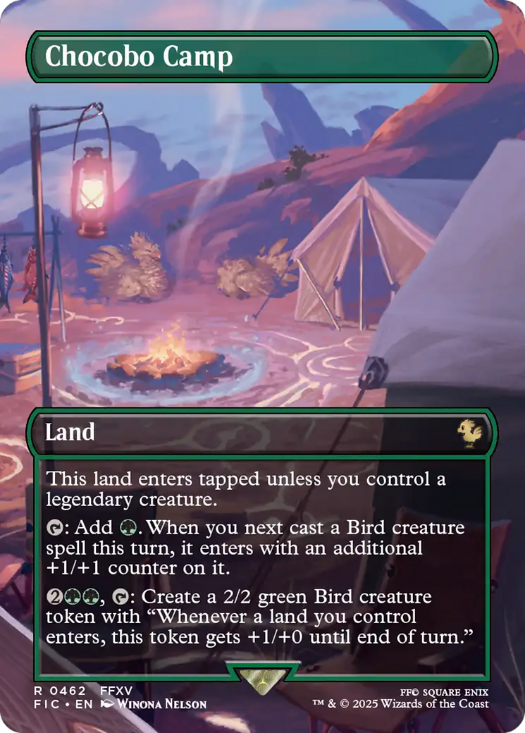 Chocobo Camp (Borderless) [FINAL FANTASY Commander] | I Want That Stuff Brandon