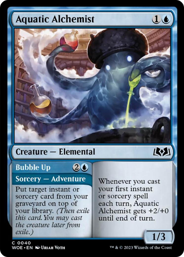 Aquatic Alchemist // Bubble Up [Wilds of Eldraine] | I Want That Stuff Brandon