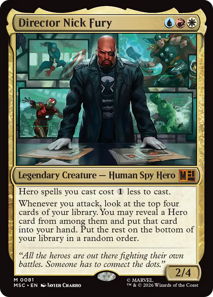 Director Nick Fury [Marvel Super Heroes Commander] | I Want That Stuff Brandon