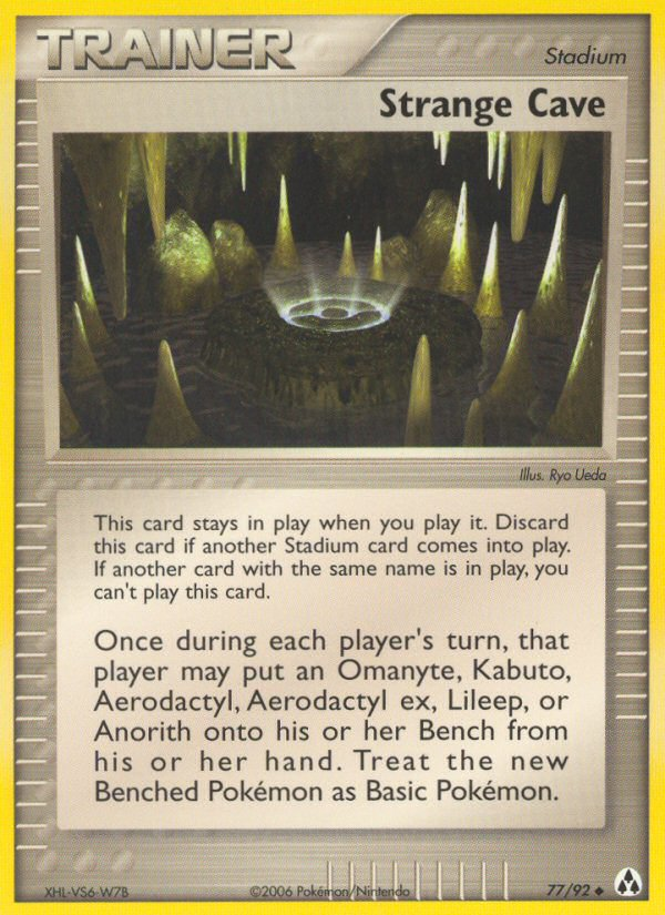 Strange Cave (77/92) [EX: Legend Maker] | I Want That Stuff Brandon