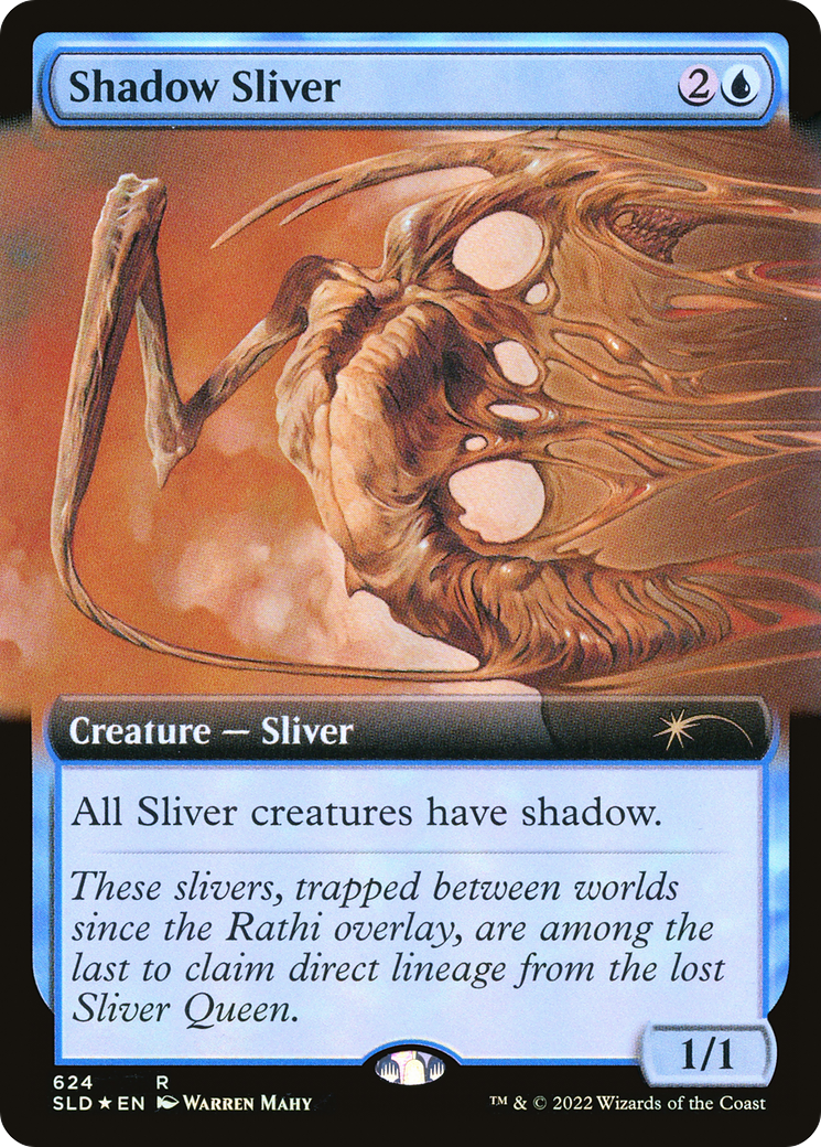 Shadow Sliver (Extended Art) [Secret Lair Drop Promos] | I Want That Stuff Brandon