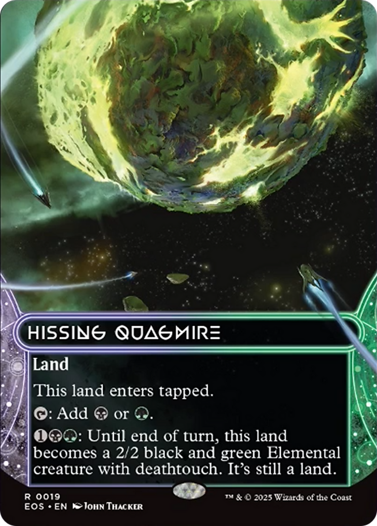 Hissing Quagmire (0019) (Borderless) [Edge of Eternities: Stellar Sights] | I Want That Stuff Brandon