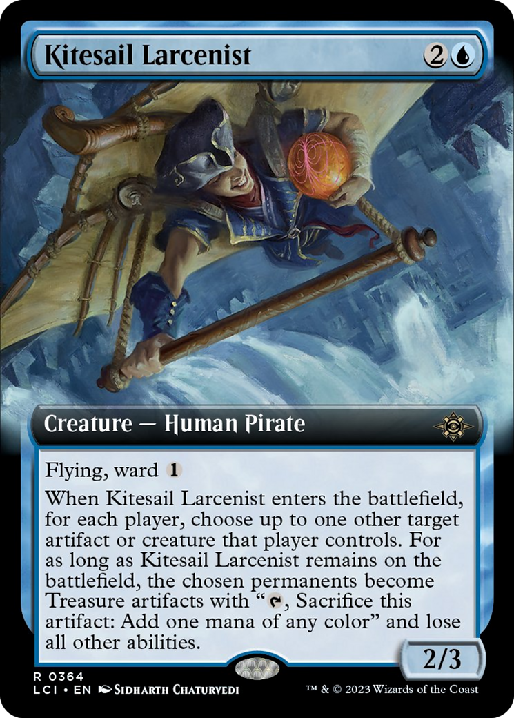 Kitesail Larcenist (Extended Art) [The Lost Caverns of Ixalan] | I Want That Stuff Brandon