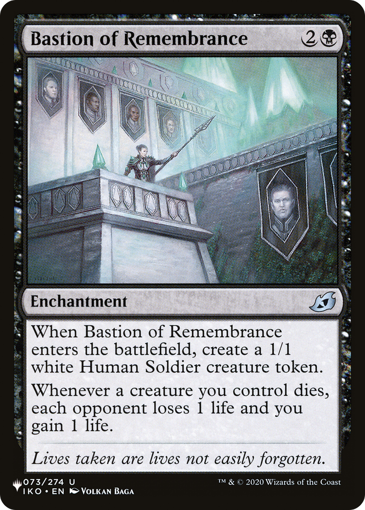 Bastion of Remembrance [The List Reprints] | I Want That Stuff Brandon