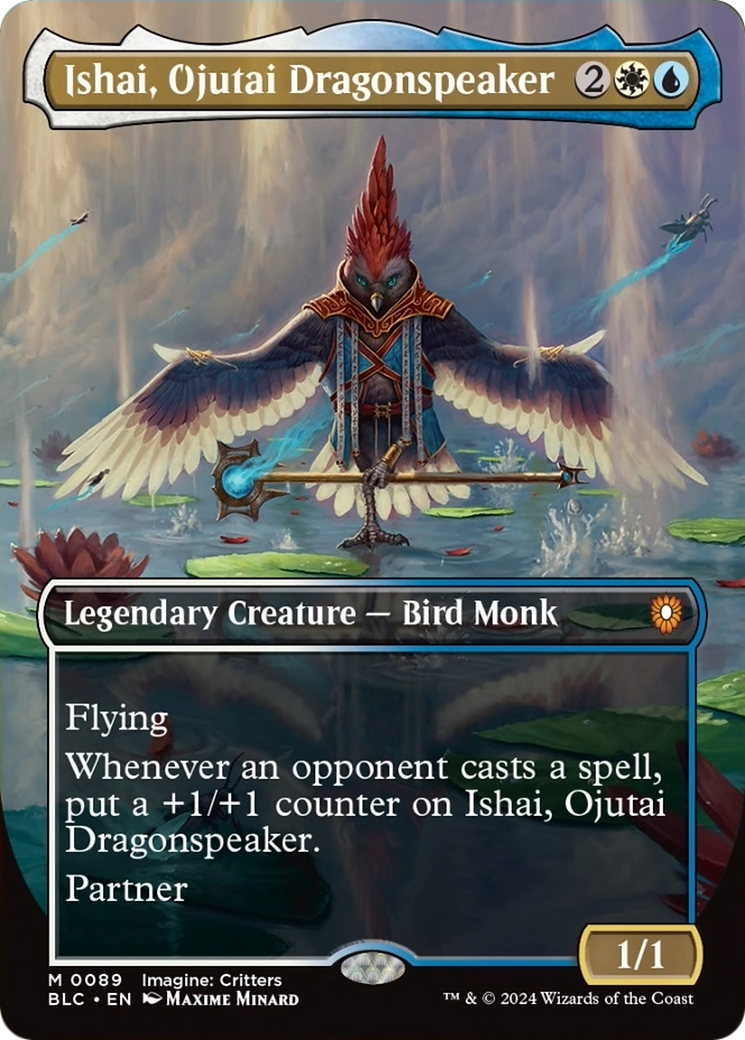 Ishai, Ojutai Dragonspeaker (Borderless) [Bloomburrow Commander] | I Want That Stuff Brandon