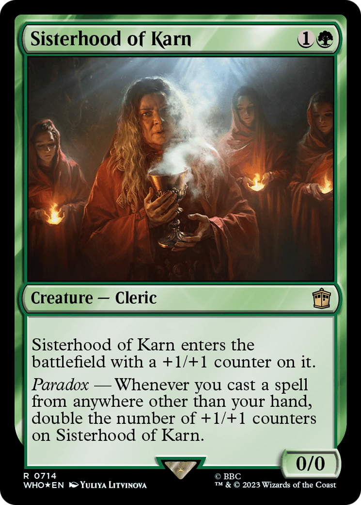 Sisterhood of Karn (Surge Foil) [Doctor Who] | I Want That Stuff Brandon