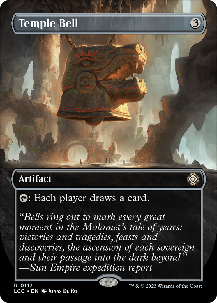 Temple Bell (Borderless) [The Lost Caverns of Ixalan Commander] | I Want That Stuff Brandon