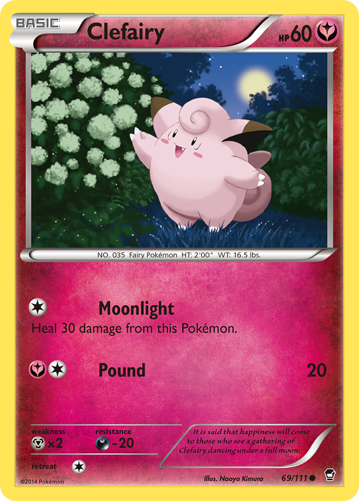 Clefairy (69/111) [XY: Furious Fists] | I Want That Stuff Brandon