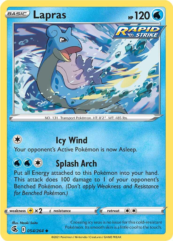 Lapras (054/264) [Sword & Shield: Fusion Strike] | I Want That Stuff Brandon