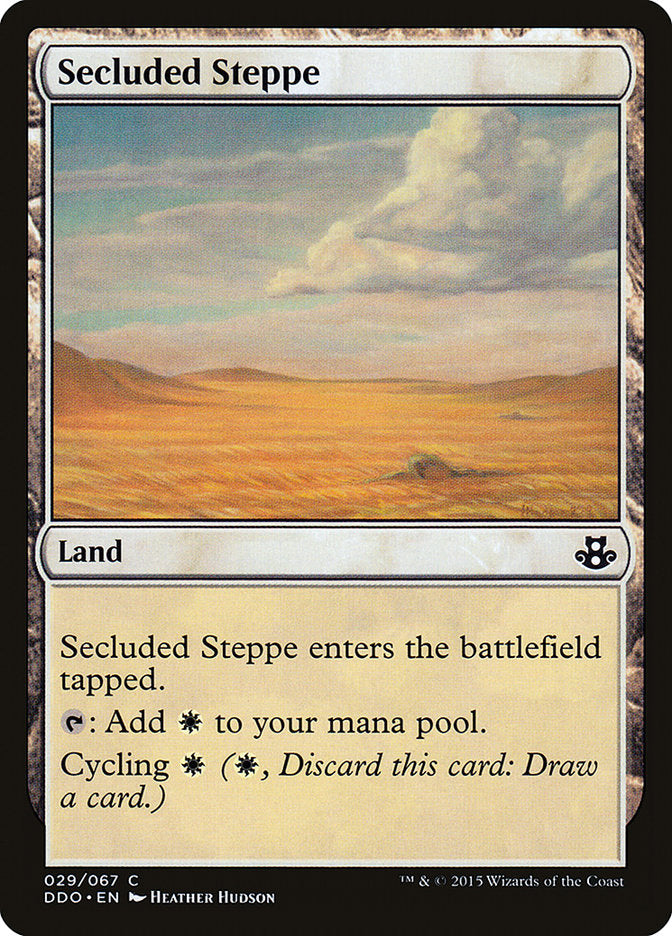 Secluded Steppe [Duel Decks: Elspeth vs. Kiora] | I Want That Stuff Brandon
