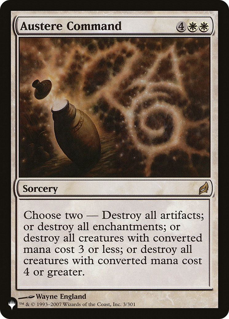 Austere Command (Surge Foil) [Marvel Super Heroes Commander] | I Want That Stuff Brandon