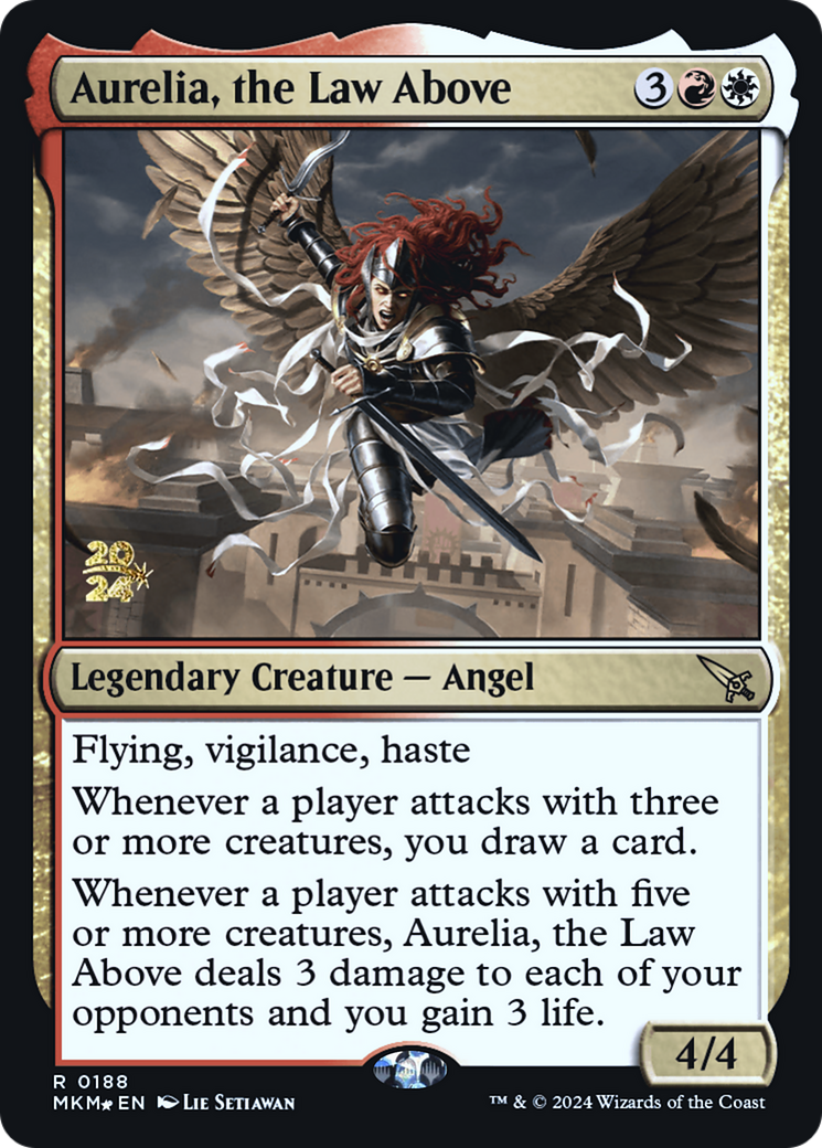 Aurelia, the Law Above [Murders at Karlov Manor Prerelease Promos] | I Want That Stuff Brandon