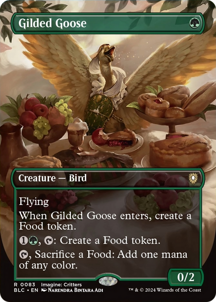 Gilded Goose (Borderless) [Bloomburrow Commander] | I Want That Stuff Brandon