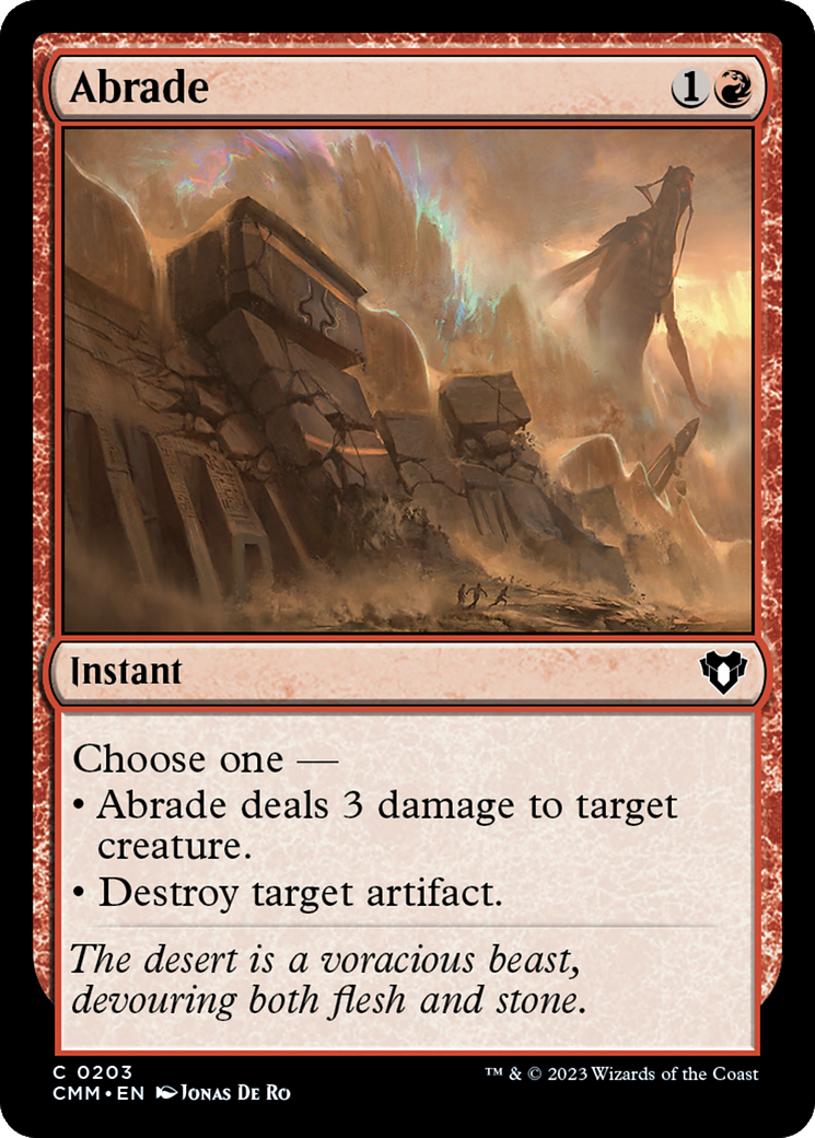 Abrade [Commander Masters] | I Want That Stuff Brandon