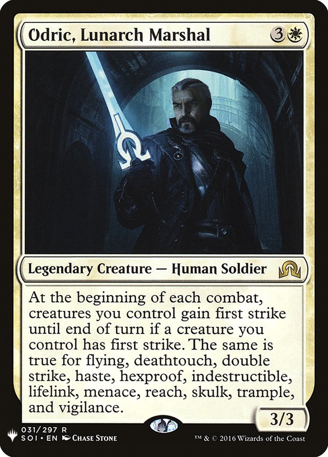 Odric, Lunarch Marshal [The List] | I Want That Stuff Brandon