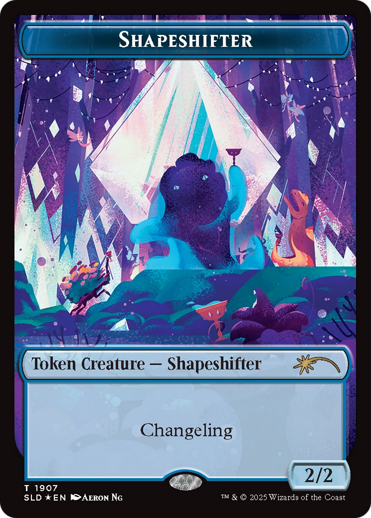 Shapeshifter Token (1907) (Double Rainbow Foil) [Secret Lair Drop Series] | I Want That Stuff Brandon